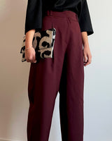 pantalon irina | 2 en 1 | bordeaux