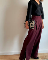 pantalon irina | 2 en 1 | bordeaux