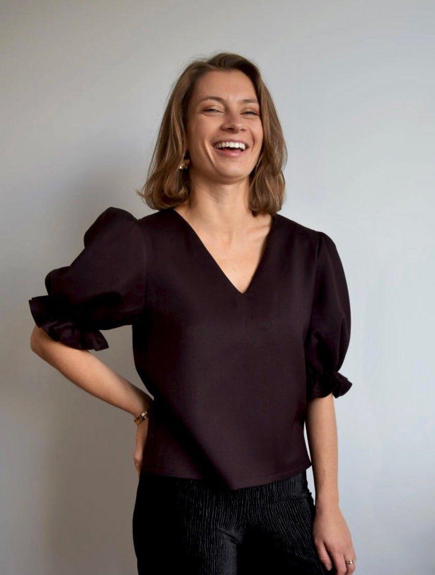 Top Sarah | 2 en 1 | Marron - Aptaé Paris