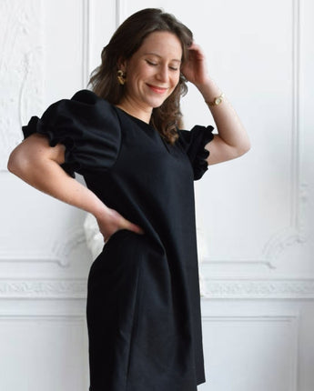 Robe Sarah | 2 en 1 | Noir - Aptaé Paris