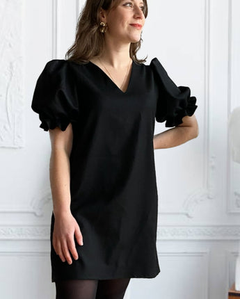 Robe Sarah | 2 en 1 | Noir - Aptaé Paris