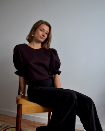 Top Sarah | 2 en 1 | Marron - Aptaé Paris