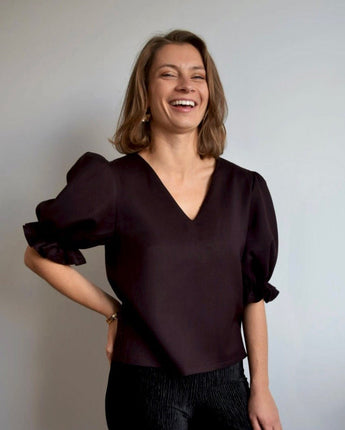 Top Sarah | 2 en 1 | Marron - Aptaé Paris