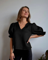 Top Sarah | 2 en 1 | Noir - Aptaé Paris